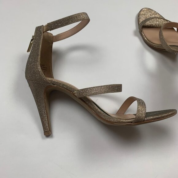 Kelly & Katie Womens Glitter Strappy Sandals 8.5 US Gold - Picture 5 of 7